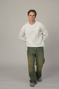 OVAL // LongSleeve — VINTAGE WHITE