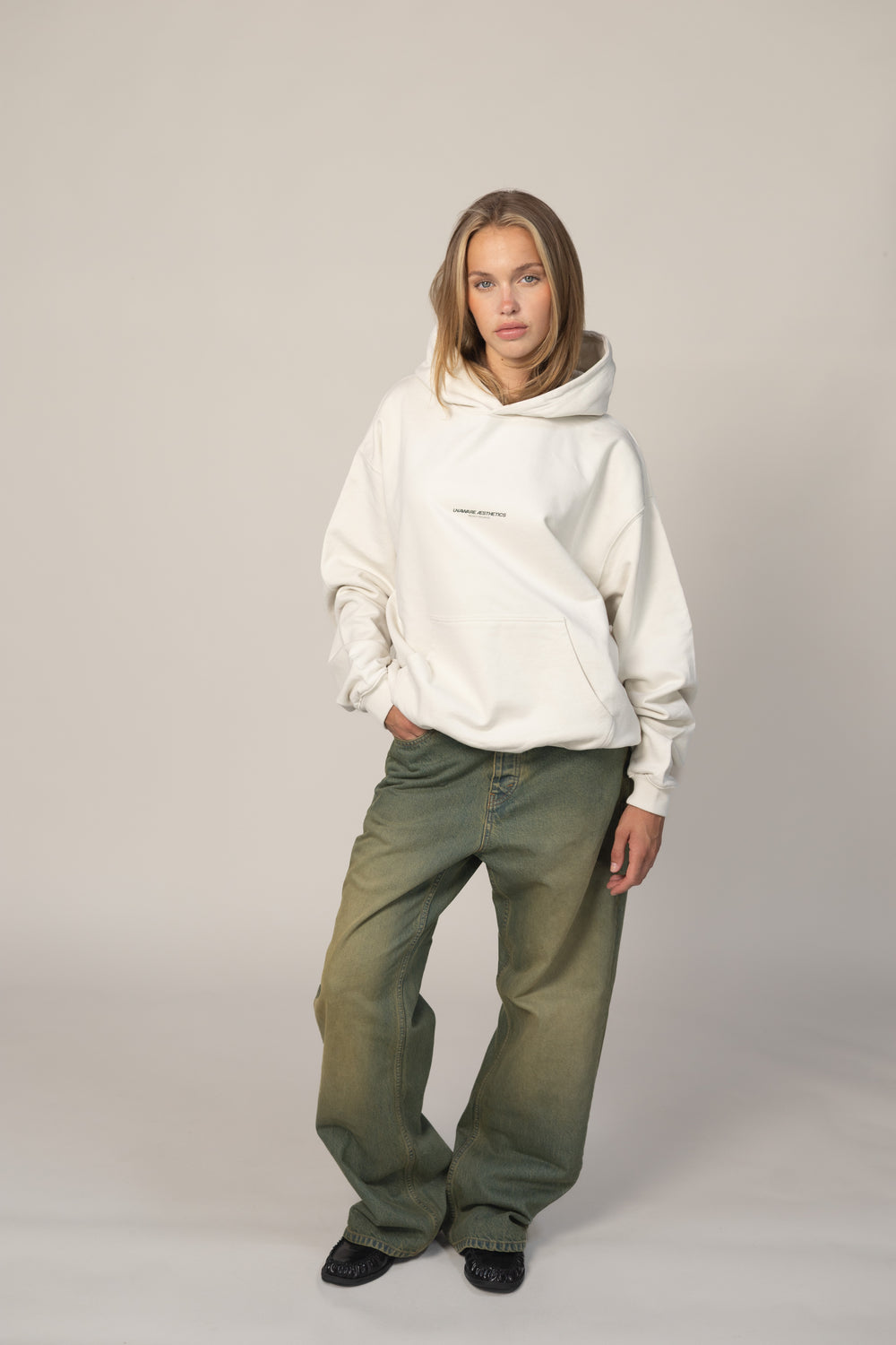 OVAL // Hoodie — VINTAGE WHITE