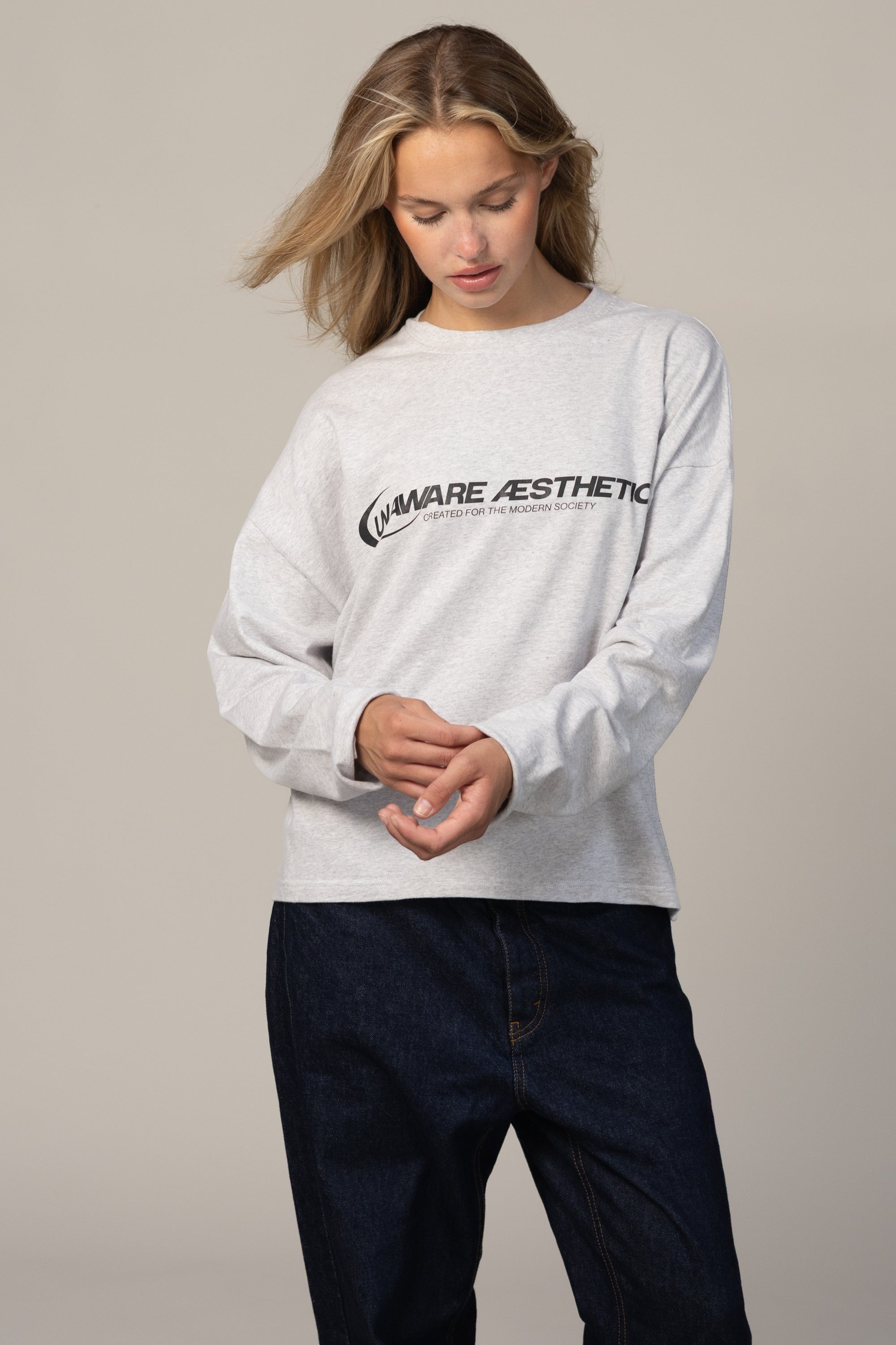 MOON // LongSleeve — LIGHT GREY