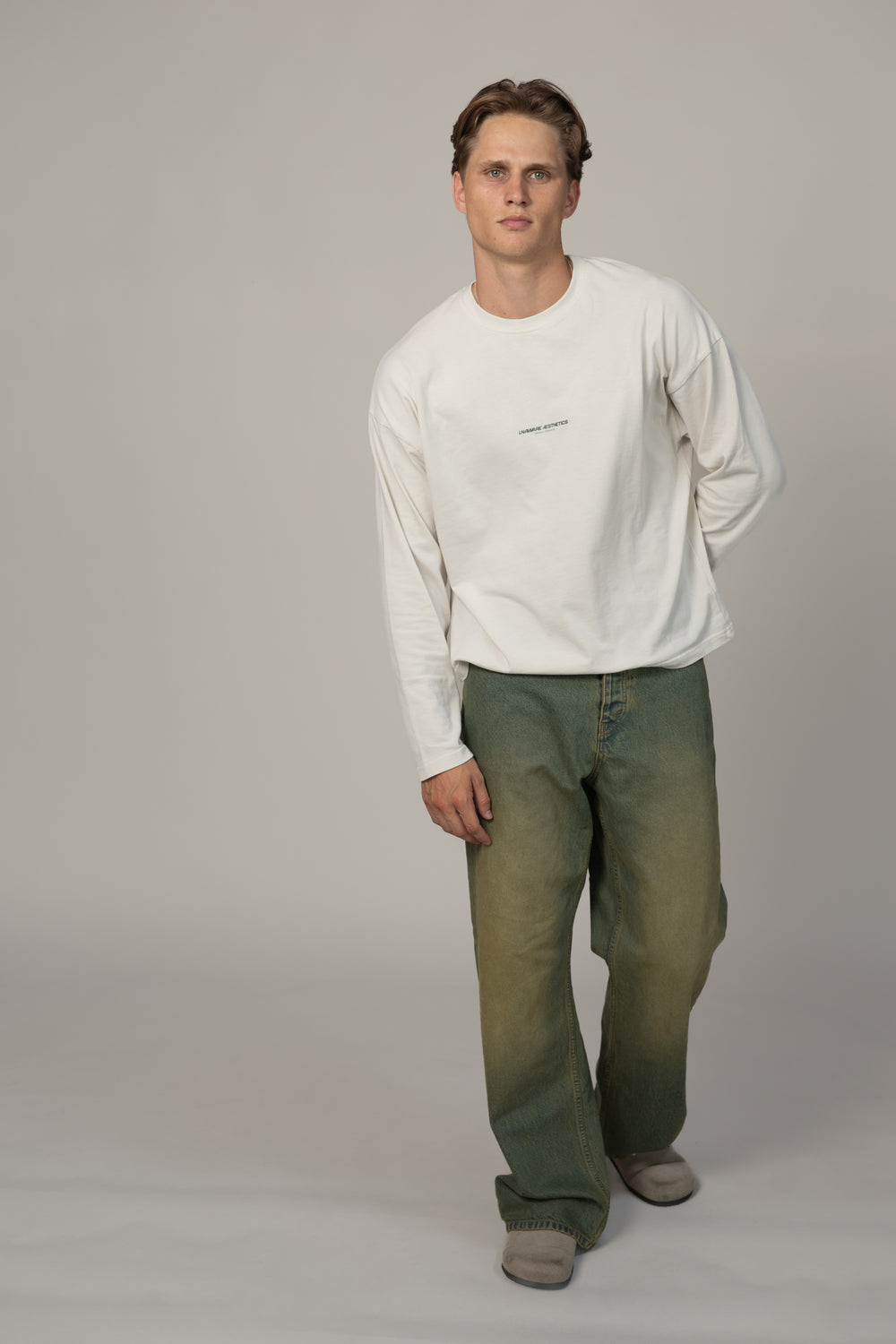 OVAL // LongSleeve — VINTAGE WHITE