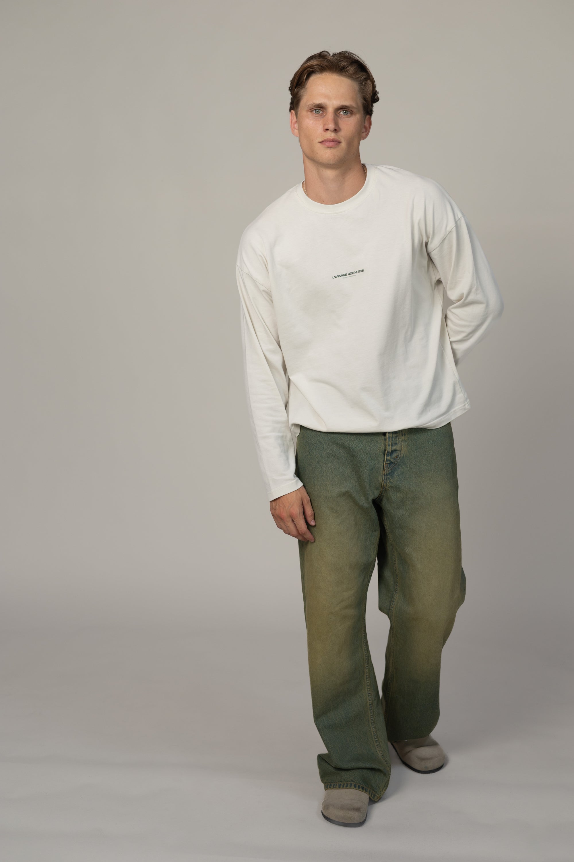 OVAL // LongSleeve — VINTAGE WHITE