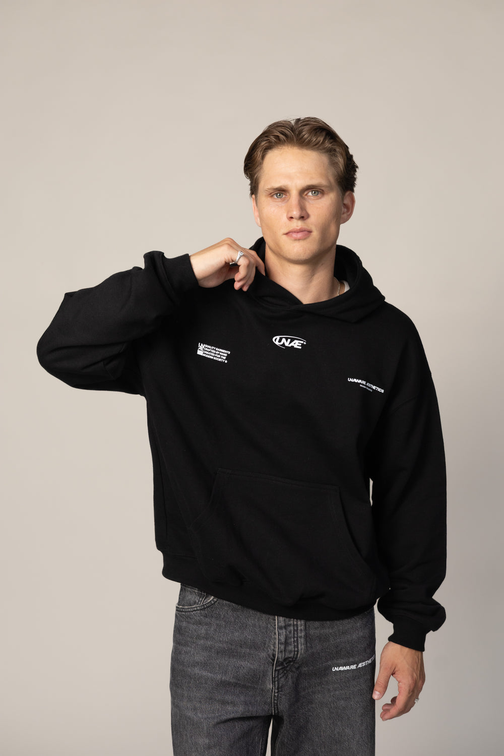 MONO // Hoodie — BLACK