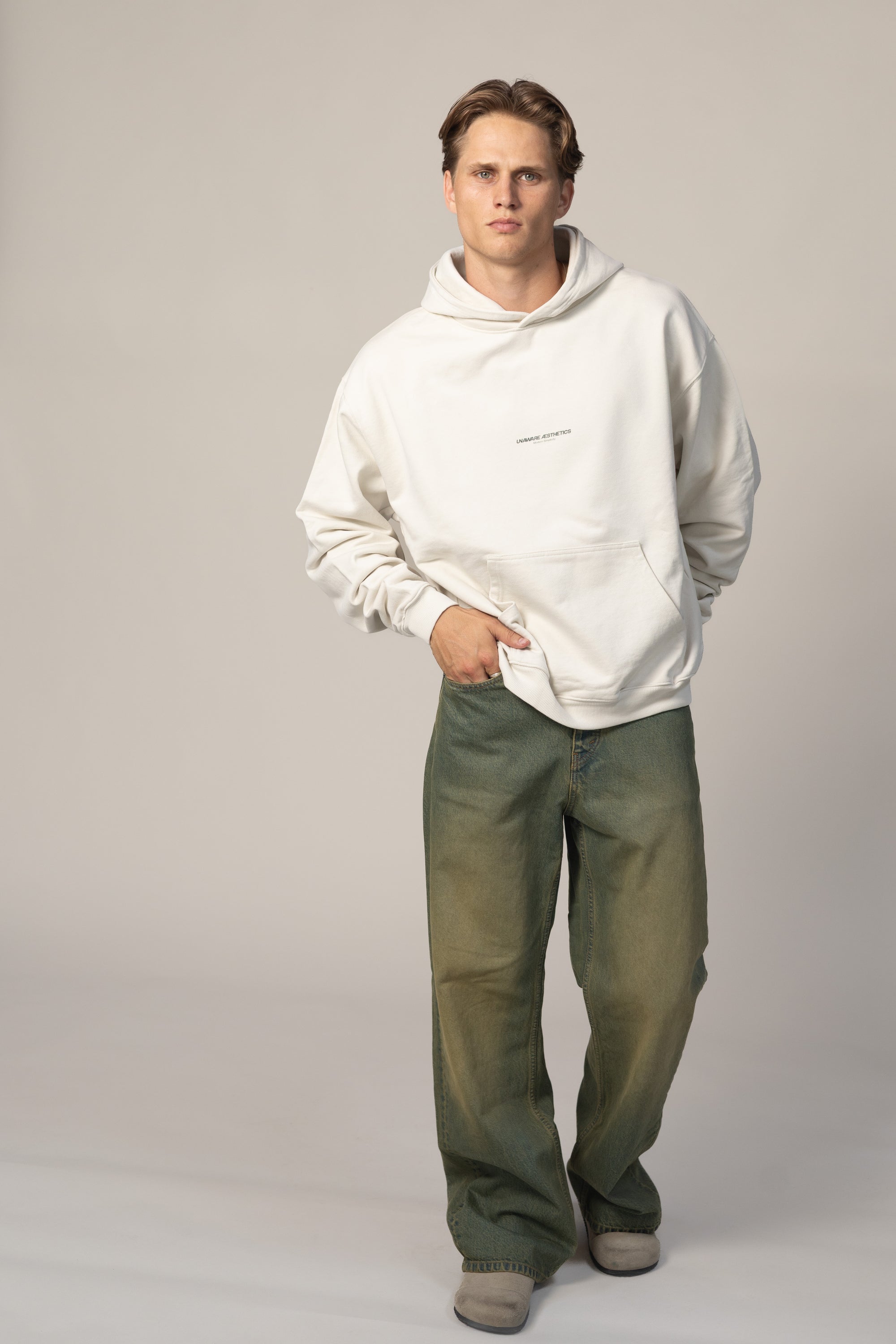 OVAL // Hoodie — VINTAGE WHITE